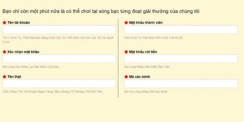 Các bước chi tiết giúp bạn đăng ký thành công trên website