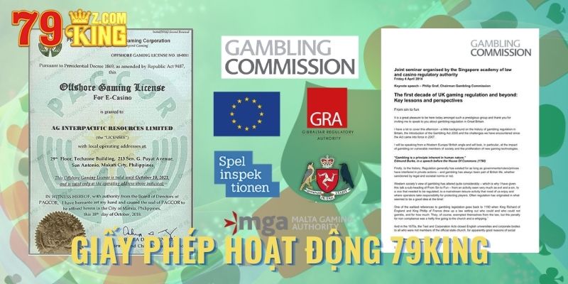 79king giấy phép hoạt động