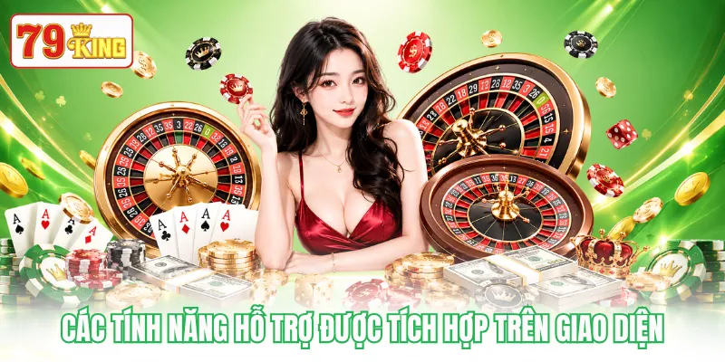 Các tính năng hỗ trợ được tích hợp trên giao diện Các tính năng hỗ trợ được tích hợp trên giao diện