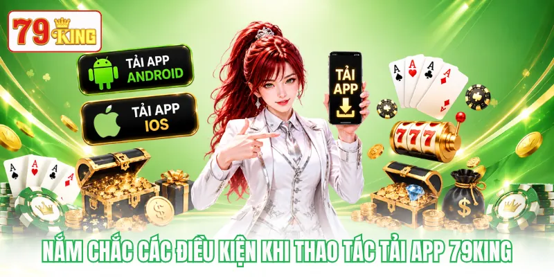 Nắm chắc các điều kiện khi thao tác tải app 79KING