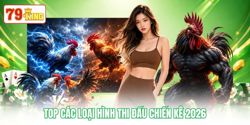 Top các loại hình thi đấu chiến kê 2026
